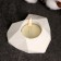 Summary "Polygonal Heart" 8x8x2 cm, white