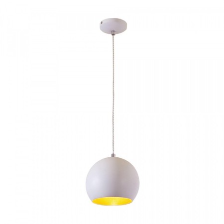 Suspended lamp Citilux "Omi" CL945110, 18x18x25 cm, 1x75W, E27, white color