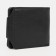 Male purse for magnet, department for bills, for maps, for coins, black color