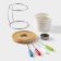 Fondu Ceramic Bellatenero Fondu, 5 items: a bowl 250 ml, stand, 4 skewers, white color¶