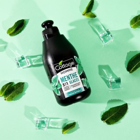 Shampoo and shower gel for men Cottage Men ICY Mint Fresh Effect "Refreshing Mint", 250 ml-1