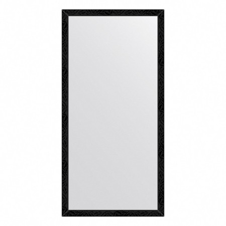 EvoForm mirror in the baguette frame, 32 mm, 49x99 cm, color black dunes