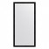 EvoForm mirror in the baguette frame, 32 mm, 49x99 cm, color black dunes