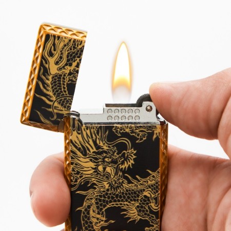 Gas lighter "Dragon", silicon, 1.3 x 3.6 x 6.3 cm-1