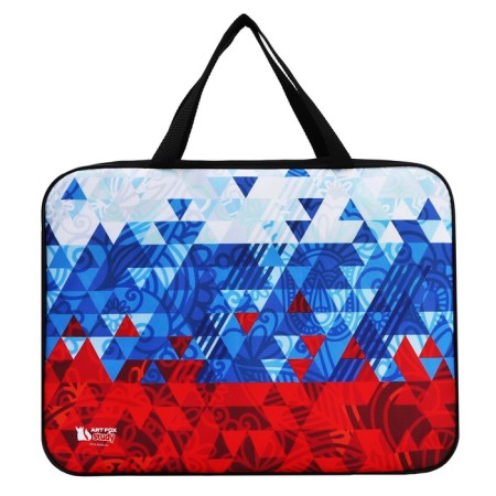 A4 notebook folder on lightning textiles 70mm 360 x 260 “September 1: Tricolor”-5