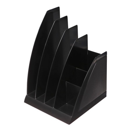Vertical papers, 4 departments, Erichkrause "Regatta", black-1