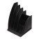 Vertical papers, 4 departments, Erichkrause "Regatta", black