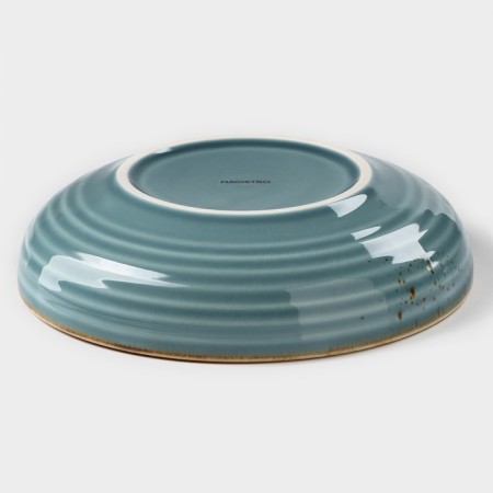 Porcelain deep Magistro "Cerera", 700 ml, d = 18.5 cm, blue color-2