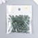 Beads for creativity Plastic "Smiley" Transparent green set 20 grams 0.3x0.7x0.7 cm 736453