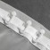Hook for curtains, a roller with a lock is disassembled, 2.5 × 1.3 cm, white color