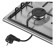 Hon surface Maunfeld Eghs.64.3sts -es, gas, 4 burners, silver