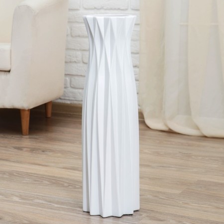 VAZA Keramics Floor "Geometry" Grani, 16x60 cm, white