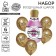 Bouquet of balls “Dream”, foil, latex, set of 6 pcs.