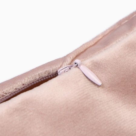 Decorative pillowcase "Ethel" Solo light pink 43x43 cm, polyester-4