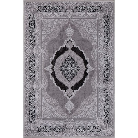 Rectangular carpet Karmen Hali Panama, size 78x150 cm, color Grey/Grey