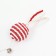 Domesticon-pound with a ball on a wooden handle, burgundy/white