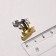 Magnetic "Joystick" (set 2 pcs.), The color of silver-gold