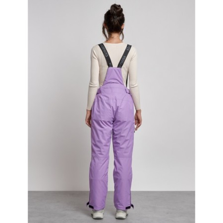 Semi -combinezone ski insulated female winter, size 42, purple color-7