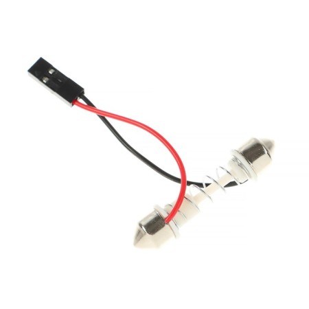 Auto Stuffing LED, 12 V, 36 SMD, two adapters, white light-3