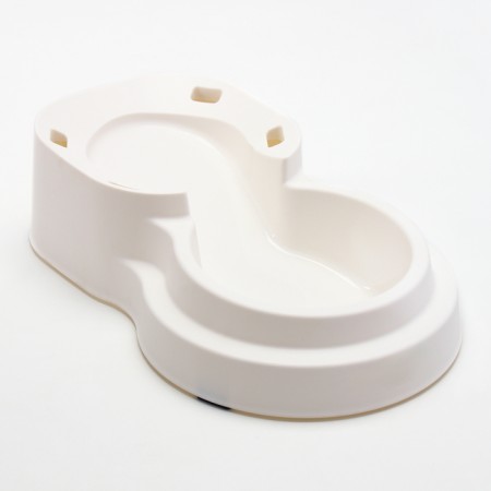Auto feeder 3.8 liters, non -slip legs, white-4