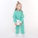 Combineson collar-stand, mint color, height 92-98 cm