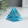 Souvenir glass pyramid "Do not replace a person" 6x6x6 cm