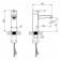LEMARK MARS LM3537C shell mixer, single -leaf, excess length 144 mm, chrome