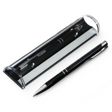 Handle Gift ball in the plastic case Calligrata, automatic, black