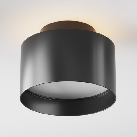 Ceiling light Technical C009cw-L16b, LED, 16W, 12x12x9.2 cm, 800lm, black color black-5