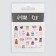 Nail Slider design 6.5*5.5cm BN-2443 (FAS 6pcs Price per pcs) Subway QF