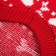 Sweater "Bones-snow", size 8 (DS 20-23, OG 25-32, Osh 16-19 cm), red