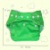 Reusable diaper "our bunny", green color