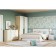 Tumbling bedside Olivia, 448x420x511, Dub Sonoma/White tree MDF