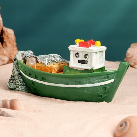 Souvenir ship "Fisherman" 16*7*7cm-5