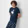New Year. Pajama men's kaftan "New Year's game", size 54