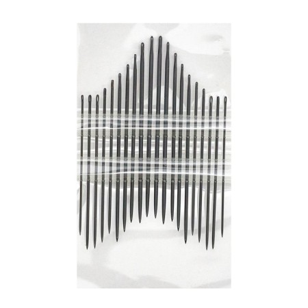Manual needles Black Sharps, No. 3-9, Black, 20 pcs-1