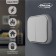 Switch Luazon Lighting "MSC", 10 A, 2 keys, white