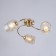 Fox chandelier 3he27 40W gold 50x50x12 cm
