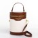 Cross-bodi with lightning, white/brown color