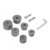 A device for welding plastic pipes scrap, 600 watts, a set of nozzles 20 - 32 mm, 50 - 300 °