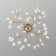 Smart ceiling lamp Foglia, 3W, G4, 75.5x75.52.5 cm
