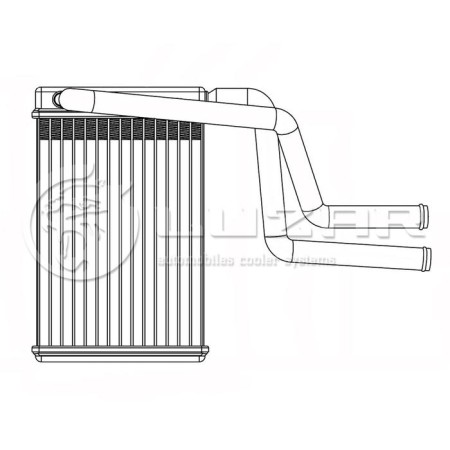 Ford mondeo heating radiator (00-) Ford 93BW18476AC, Luzar LRH 1070-2
