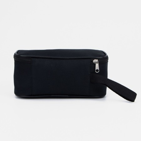 Cosmetic bag with lightning, black color-1