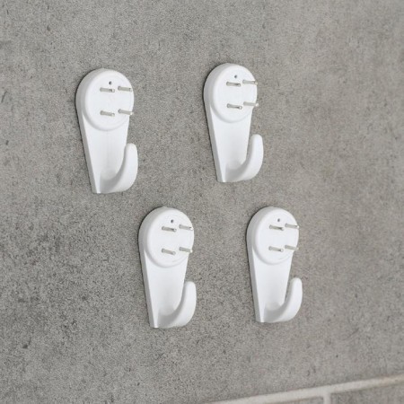 Fastening for the picture CJSC Plastic, large, white color