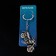 Cartage keychain, bike, metal, dark chrome