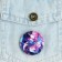 Supply icon "Girl in a mask", d = 38mm