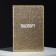 Cover for passport "Passport", PVC shiny, gold color