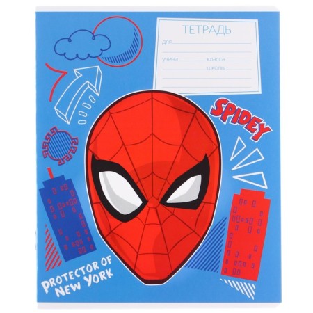 A set of first grader in the folder, spider-man, 40 items-12