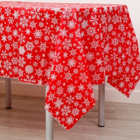 The tablecloth "Snowflakes", 137x274 cm.-3