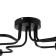 Chandelier 53062/6 6x5W E27 Black 84x45x14cm